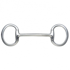 Shires Flat Ring Mullen Mouth Eggbutt