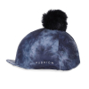 Shires Aubrion Pom Pom Hat Cover - Navy Tie Dye