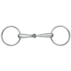 Shires Hollow Mouth Race Snaffle (75mm Rings)