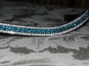 Equiture Browbands Indicolite and Clear Browband - Straight