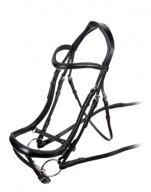 Shires Velociti Ergonomic Curved Flash Bridle (RRP ÃÂ£114.99)