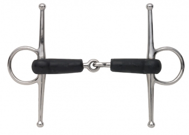 Shires Soft Rubber Covered Full Cheek Snaffle