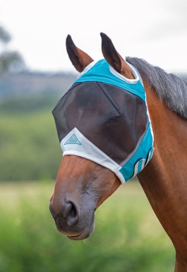 Shires Fine Mesh Fly Mask with Ear Holes